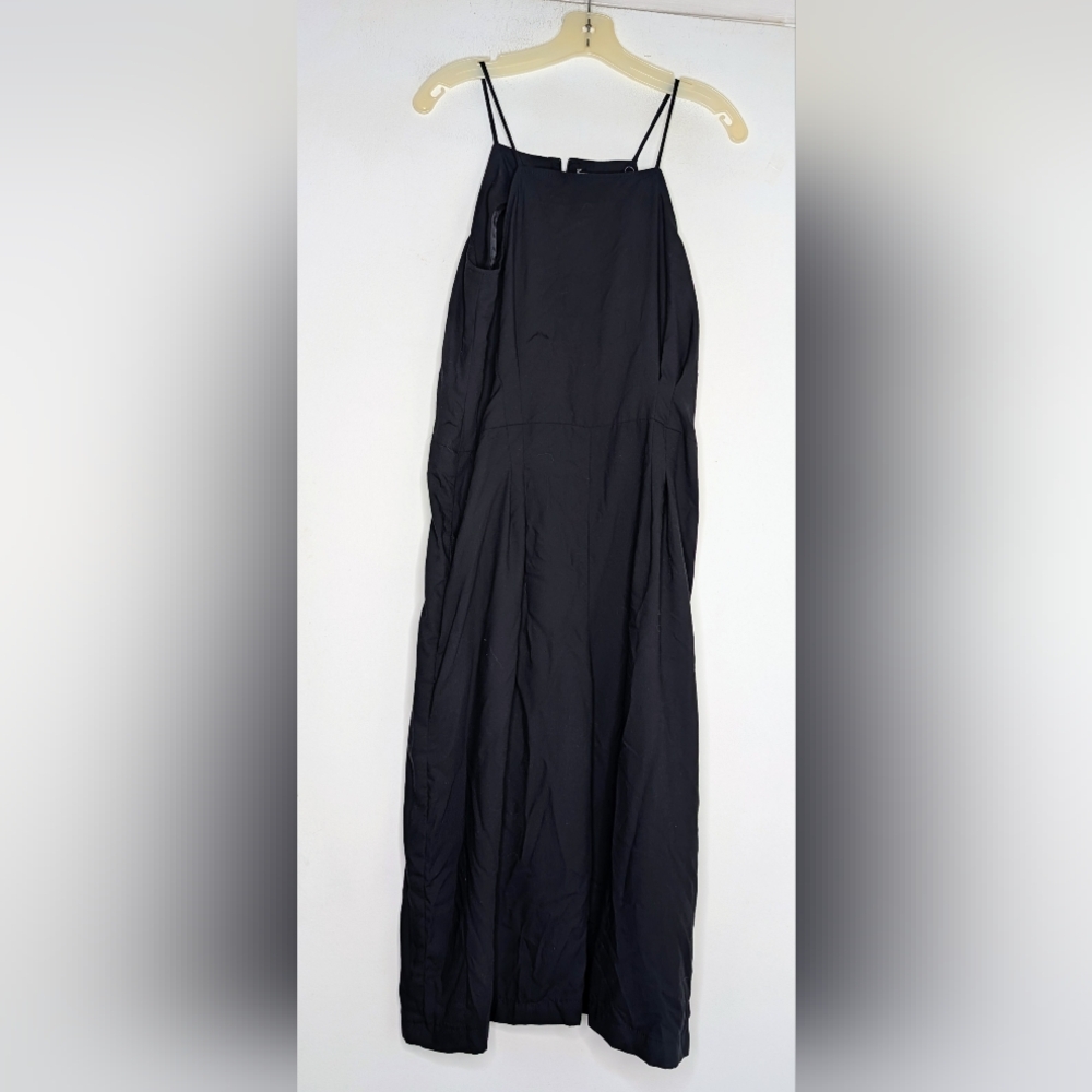 WOLCOTT TAKEMOTO Black Wide Leg Jumpsuit Size Small